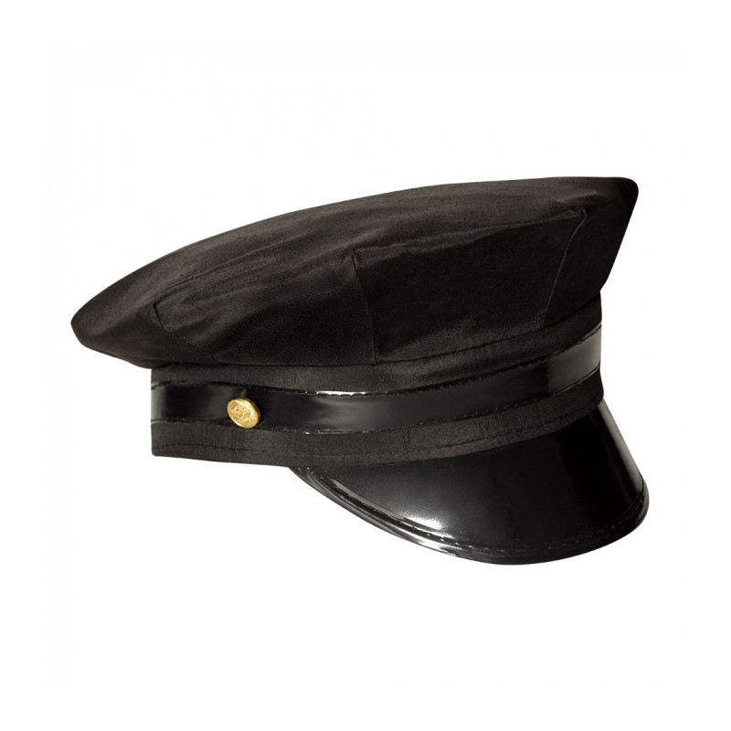 Vodičská čiapka, čierna